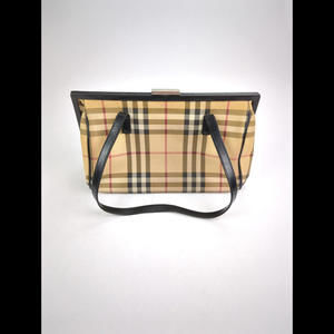 [SOLD] VINTAGE BURBERRY Top Handle Bag Purse Nova Check Made in Italy
